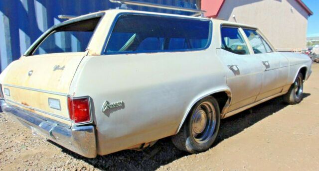 1971 chevrolet chevelle station wagon-original paint, nice body-great builder