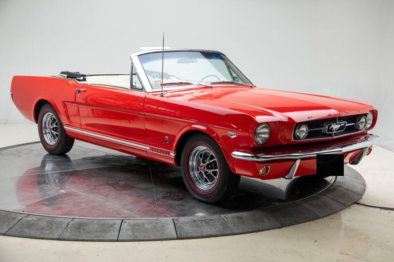 1965 ford mustang k code convertible v8 manual convertible red