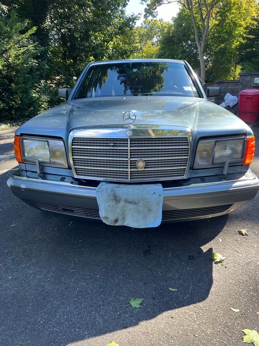 1986 mercedes-benz 300-series sedan blue sdl