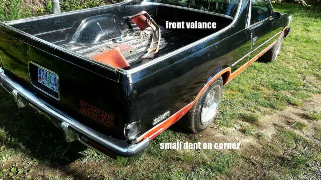 1980 el camino ss original interior and paint no rust
