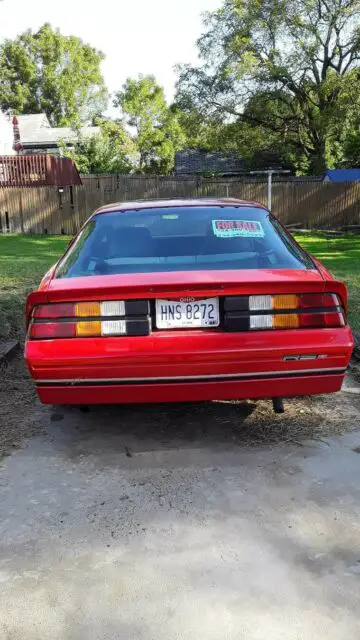 1989 red camaro