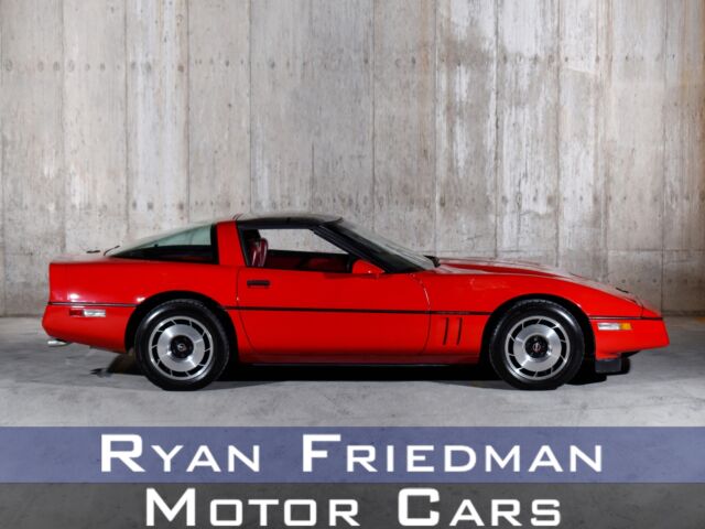 1985 chevrolet corvette 6020 miles red hatchback v8 5.7l automatic