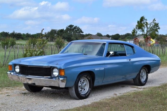 1972 chevy chevelle heavy chevy 402, mc1, ac, super survivor, 1-owner
