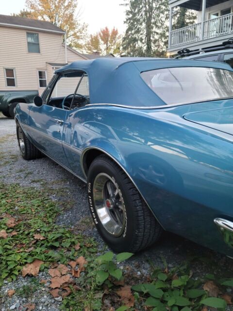 1967 pontiac firebird convertible blue rwd manual 400