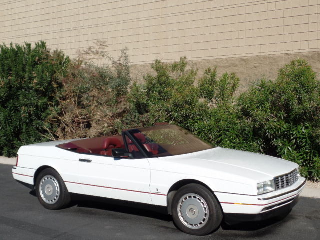 1992 cadillac allante great condition low miles cold a/c
