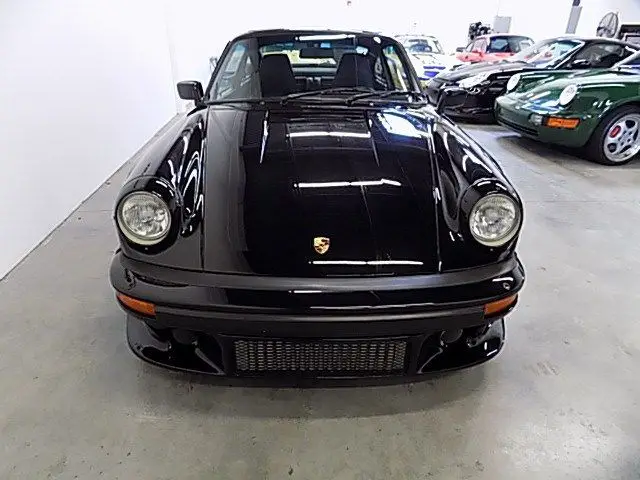 1986 porsche 911 turbo 60621 miles black 3.3l h6 sohc 12v turbo 4 speed