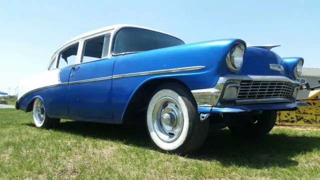 1956 chevy 210. runs and drives. 350 with 3spd. solid! sweet daily driver
