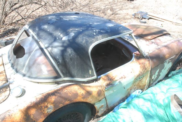 barn find complete un molested 1960 austin healy mk 1 needing fully restored