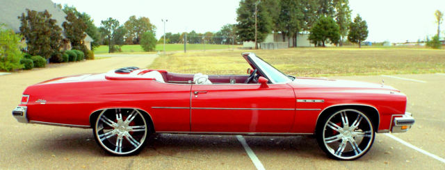 1975 convertible pwr top ac 43k miles original motor 26's audio caprice impala