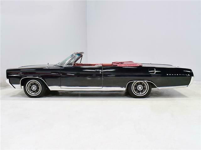 1964 pontiac bonneville 25539 miles black convertible 389 cubic inch v8 automat