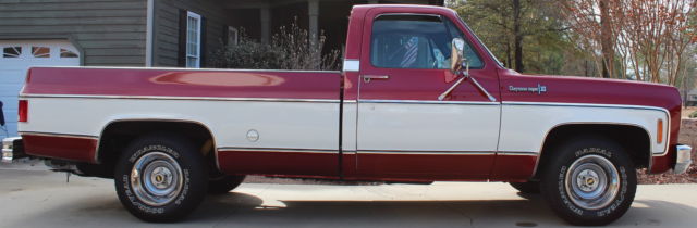 1973 chevrolet c-10 long bed pickup – completely restored - 454 engine w/ 12k