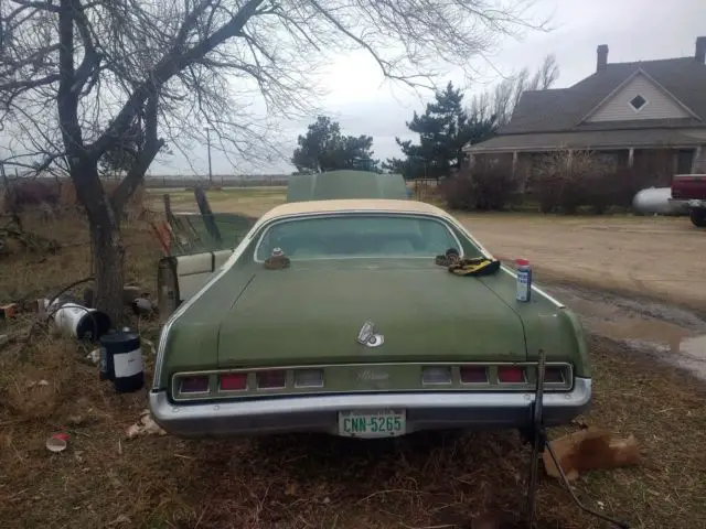 make offer - 1970 mercury marauder x-100 barn find green vinyl hardtop runs