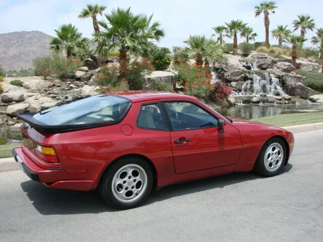 1987 porsche 944 turbo malvern red - rare 1 of 24