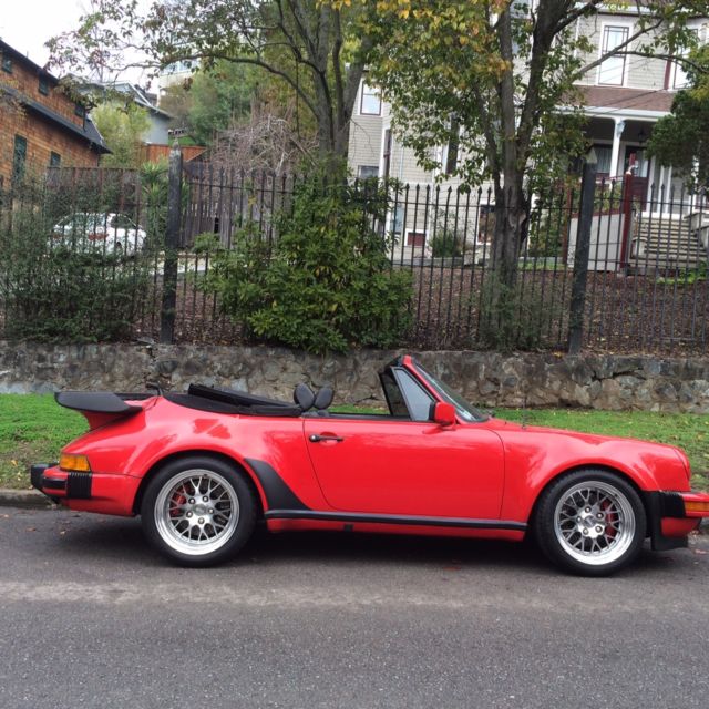 1984 porsche 911 carrera s cabriolet wide body turbo look