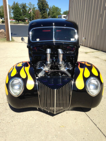 1939 ford two door sedan custom show car chrysler 392 five speed hilborn fuel