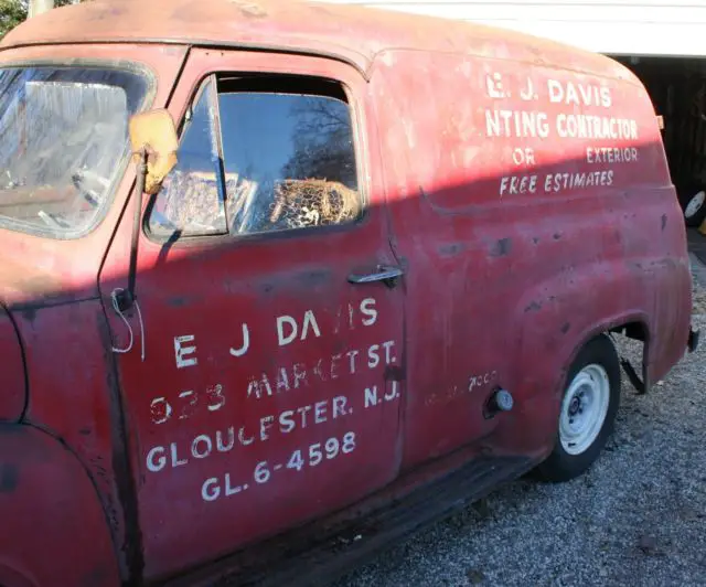 1953 ford f100 panel truck barn find hot rod rat rod sedan delivery f1