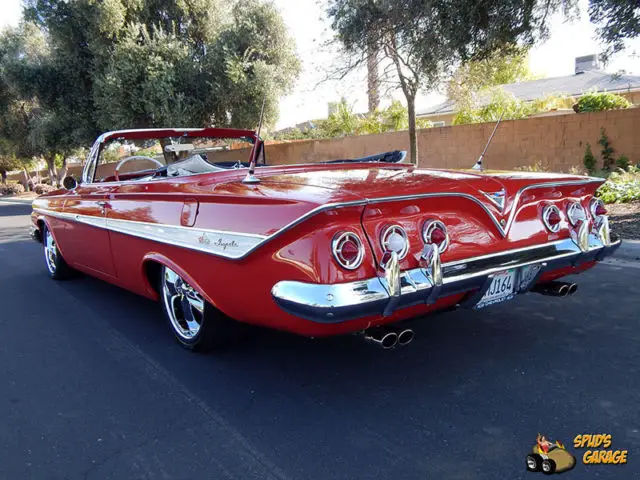 1961 chevrolet impala convertible resto mod ls-3 435hp 4l85e od ride tech