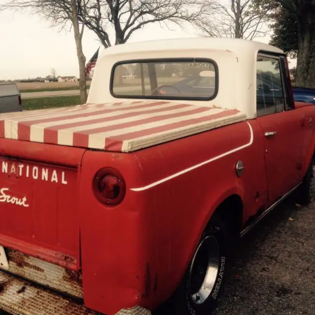 1966 international scout ii 800 traveltop awd/ removable hardtop/ 3 spd manual
