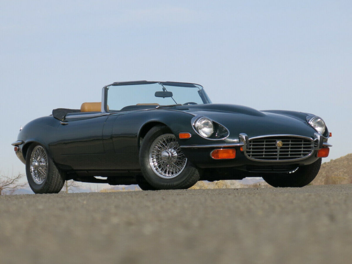 british racing green jaguar e-type with 58,782 miles available now!