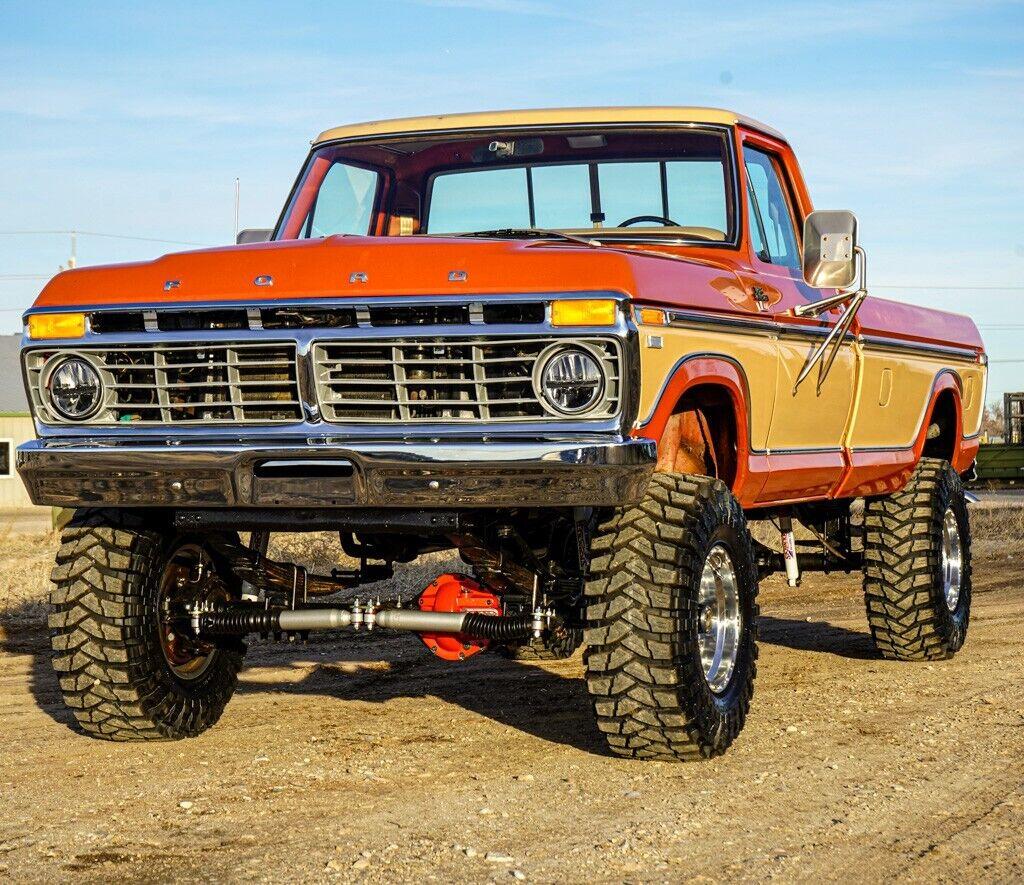 1976 ford f 250 ranger xlt highboy 4x4 super camper special custom build