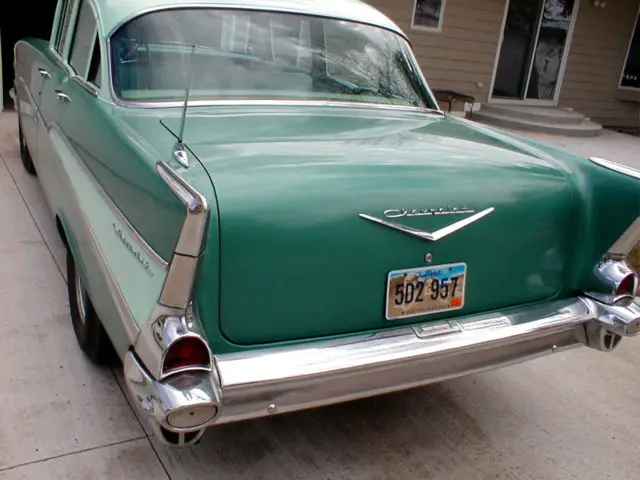 1957 chevrolet chevy original sedan, survivor