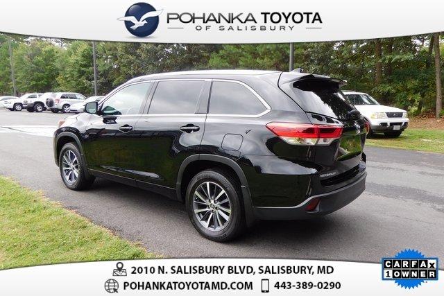 used 2017 toyota highlander xle salisbury, md 21801 for sale in salisbury, maryland