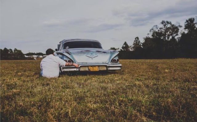 1958 chevrolet biscayne - air ride/bagged kustom!