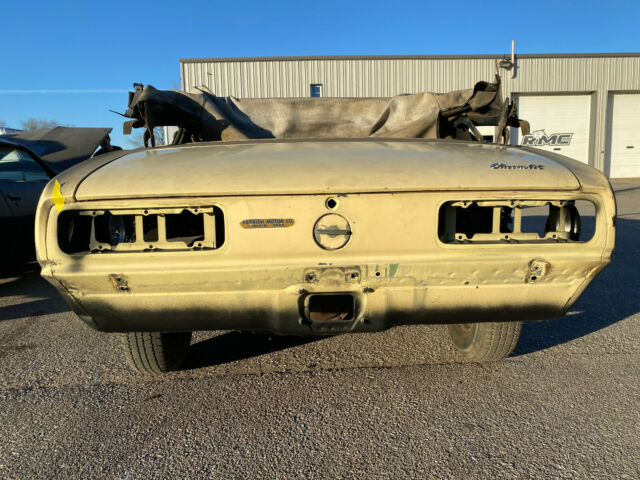1967 camaro convertible - new floor - project car, 1 of 5,285, yellow