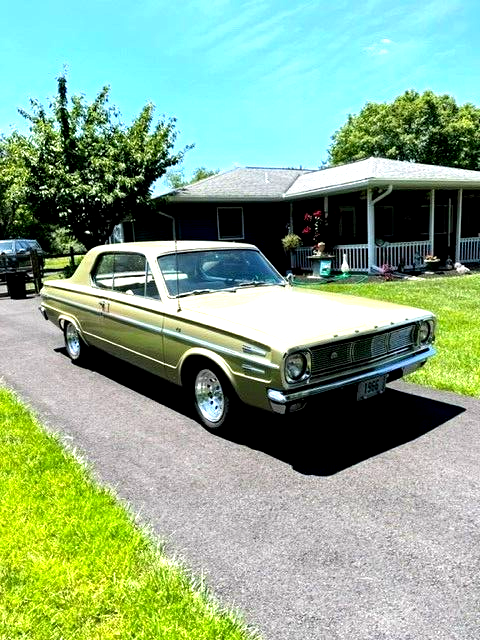 1966 dodge dart 270 sedan 2-door v8, factory a/c, numbers matched