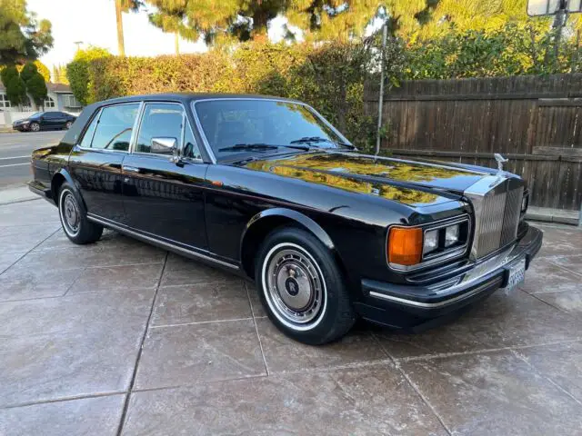 1991 rolls-royce silver spur sedan black rwd automatic