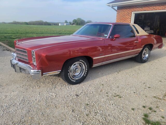 1977 chevrolet monte carlo 5.0 coupe red rwd automatic