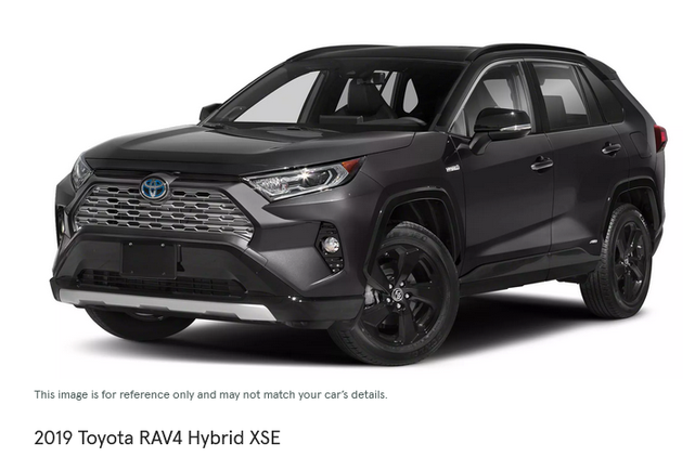 2019 toyota rav4 hybrid xse