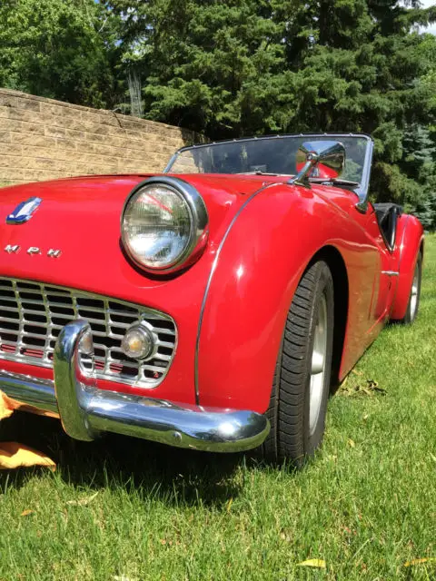 1960 triumph tr3a base 2.0l older restoration, recentley updated mechanicals