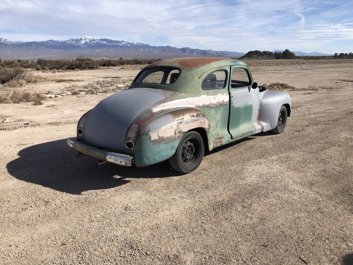 1941 plymouth coupe grey resto mod