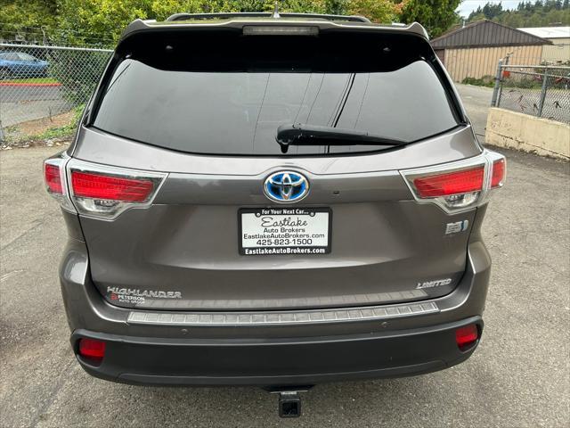 2016 toyota highlander hybrid platinum
