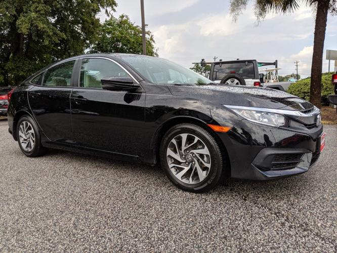 used 2016 honda civic ex sedan summerville, sc 29483 for sale in summerville, south carolina