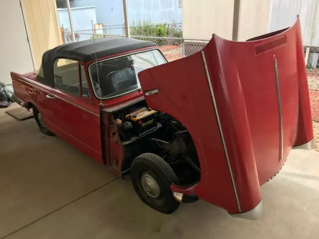 1965 triumph herald 1200 convertible