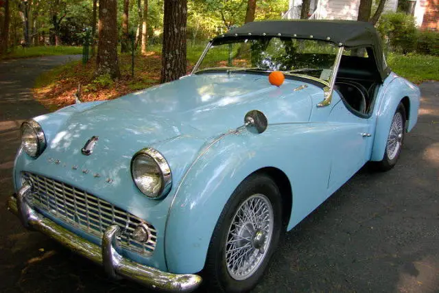 1963 triumph tr3b roadster - georgia car from new - excellent survivor 63 tr 3 b