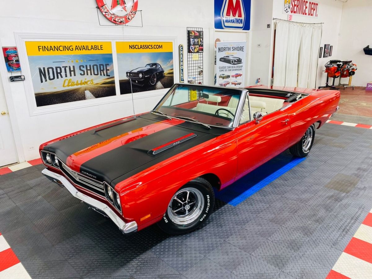 plymouth road runner red with 36,172 miles, for sale!