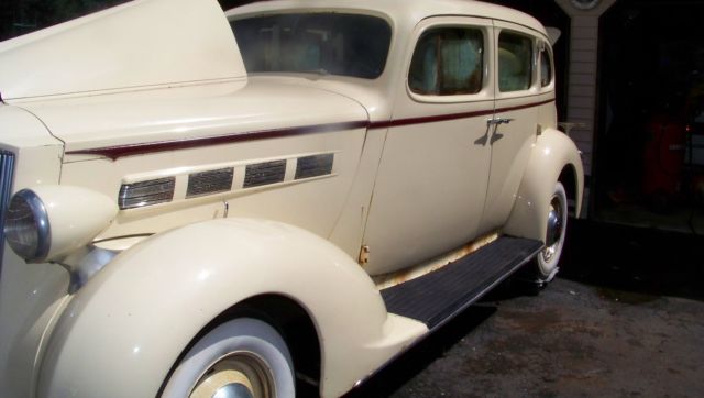 1937 packard 120 series 8 cyl barn find inside storage over 53 years