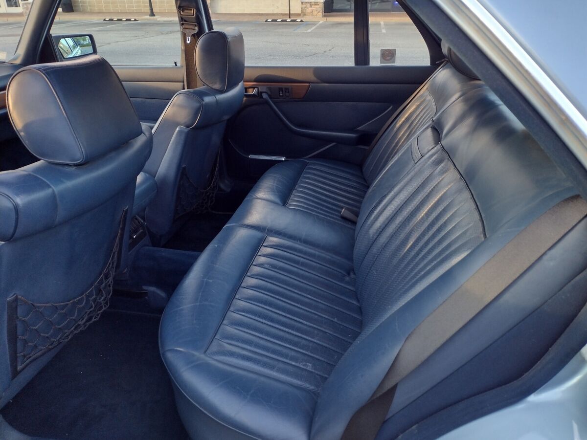 1987 mercedes-benz 420sel sedan blue sel