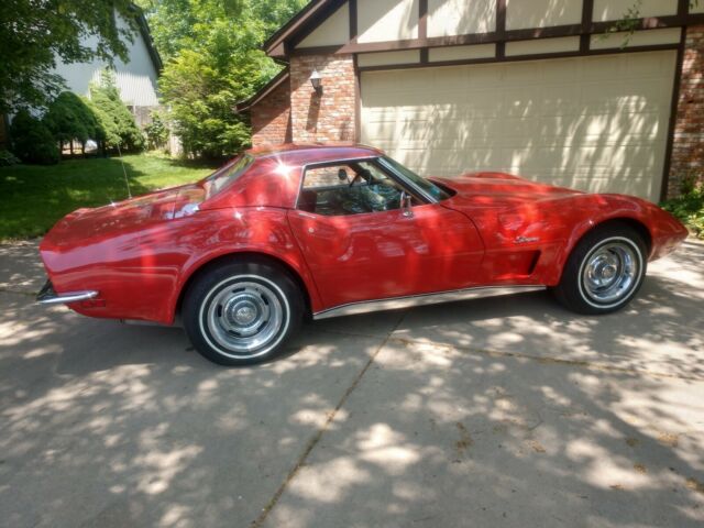 1973 chevrolet corvette 2 tops, 4 speed, # matching, 2 owner, 52,000 miles a/c
