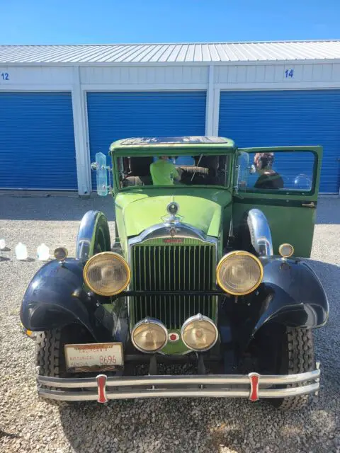 1930 packard super eight sedan green fwd manual