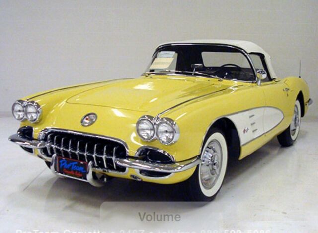 1958 corvette convertable 246z