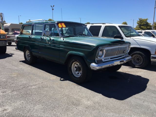 1966 green jeep wagoneer