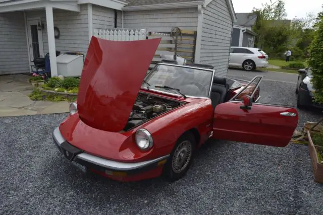 1988 alfa romeo spider graduate. new upholstery, carpeting, top. well maintained