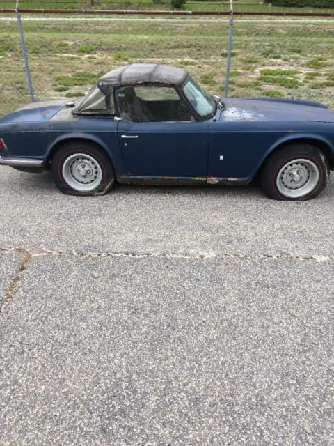 1973 triumph tr6 sapphire blue