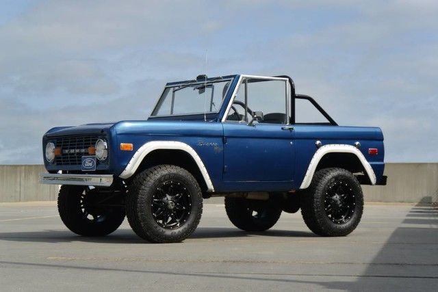 74 bronco u15 manual lift 5 new wheels seats drives great