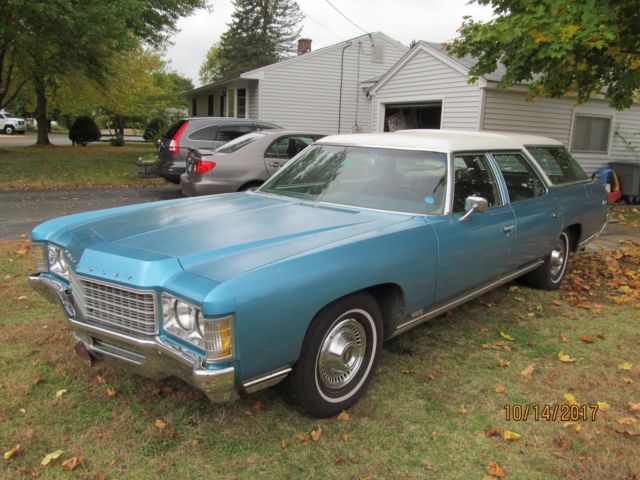 1971 chevy impala kingswood station wagon clamshell 400 ci 2v th350 chevrolet 71