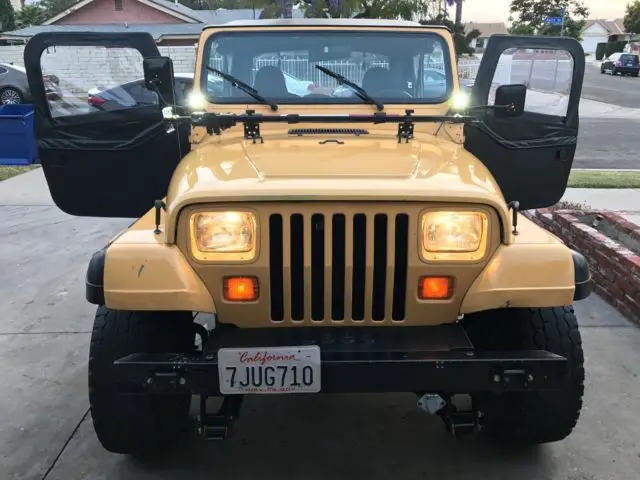 1987 jeep wrangler 4x4 5speed 6cyl great condition